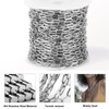 [33 Ft] Stainless Steel Paperclip Chains Roll, 3.3 mm Width