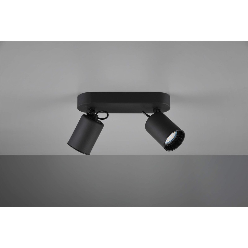 Trio Leuchten Pago 803500232 Spotlight Metal Black Matt Excl. 2x