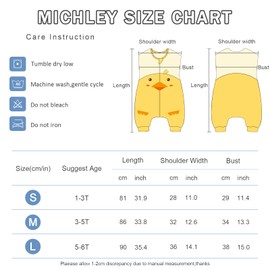 MICHLEY Saco de dormir para niños pequeños con pies, saco de dormir sin mangas con cierre de 2 vías para bebé, manta para caminar, tiburón gris, 5-6T