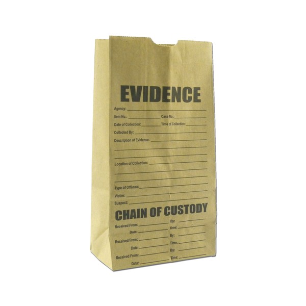 Crime Scene Paper Evidence Bags (Small)