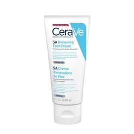 CeraVe Crema Renovadora de Pies | 88 ml| Crema hidratante para pies con ácido salicílico | Para piel muy seca y áspera