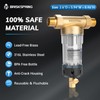 BriskSpring 40 Micron Spin Down Sediment Filters with Scraper, Disassembly-Free