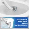 oshang Disposable Toilet Brush with Holder & 14 Refills, Hygienic