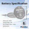 PKCELL 50pcs CR2016 Lithium Battery DL2016 BR2016 DL2016 LM2016 3V