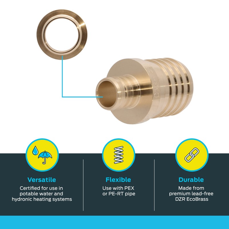 HoldRite 1-1/2 Inch Galvanized Pipe Hanger, DWV Pipe Support, GPH150Z