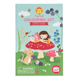 Tiger Tribe Forest Fairies Colouring Set Blue