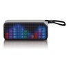 Lenco Bluetooth Lautsprecher BT-191, Tragbarer Stereo, mehrfarbige Lichteffekt, AUX, NFC,