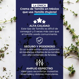 Crema De Tomillo Thujanol Premium 90 Ml Efectividad Máxima