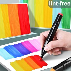 60/80/120/168/262Colors Alcohol Markers, Dual Tip Alcohol Marker Set for Cartooning and Sketching - Vibrant Colors, Plastic Body, Ideal for Art Drawing and School Supplies, Perfect Easter Gift for Artists, Adults and Children!:_12pcs