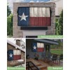 T&H XHome Outdoor TV Cover - Vintage Wood Texas Flag