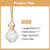 uxcell 100pcs Hanging Car Air Freshener Perfume Bottle, 14ml Pendant