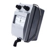 2500V Insulation Tester Hand Crank Ground Ohm Meter Aluminum Case