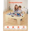 VEVOR Multi-Purpose Activity Play Table, 290 Building Bricks and 30-Piece