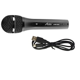 Audio2000'S APM106A tm Dynamic Microphone with Built-In USB Interface