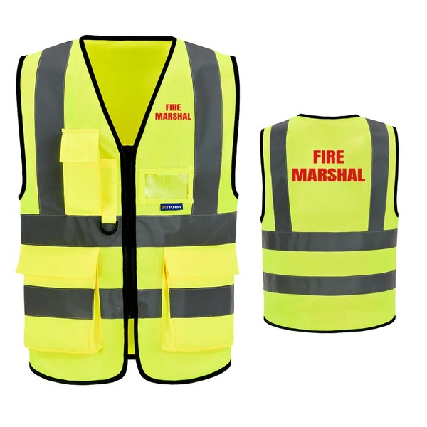 Fire Marshal High Visibility Safety Vest Fire Marshal hi vis
