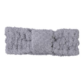 Nishikawa Newmine TT99220620 Hair Band, 3.1 x 8.7 inches (8 x 22 cm), Washable, 100% Cotton, Plumpy, Made in Imabari, Gray