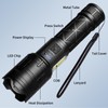 taoquwe Rechargeable LED Flashlights High Lumens, 99,000 Lumen Super Bright