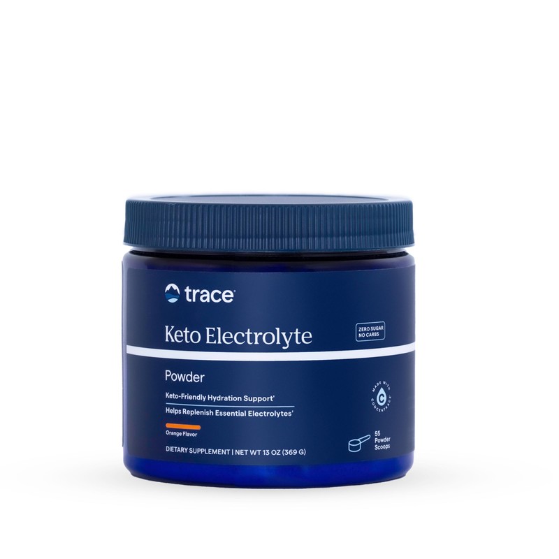 Trace Minerals Keto electrolitos cetogénicos en polvo, Naranja, 369 g