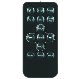 Replacement Remote Control Commander Compatible with Sharp Soundbar System HT-SBW110 HT-SB115 HT-SB110