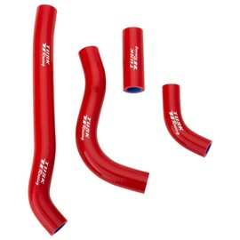 Tusk Radiator Hose Kit Red Compatible with Honda CRF250R 2022-2026