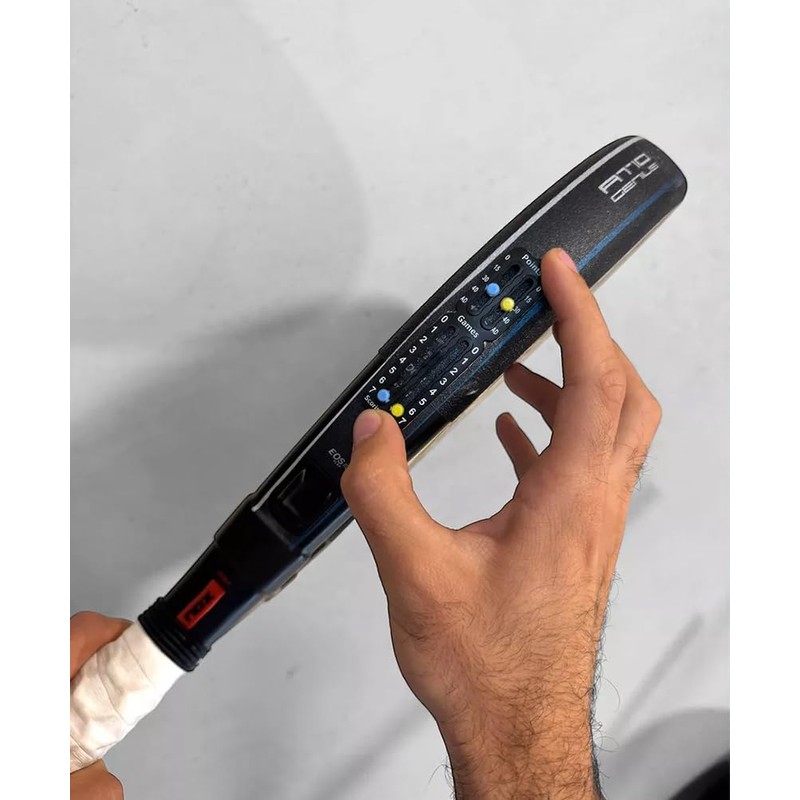 Padel Port Marcador De Puntos para Padel Tennis (Negro)