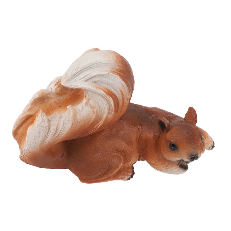 Squirrel Garden Decor Outside Funny Resin Statue Courtyard Balcony Outdoor