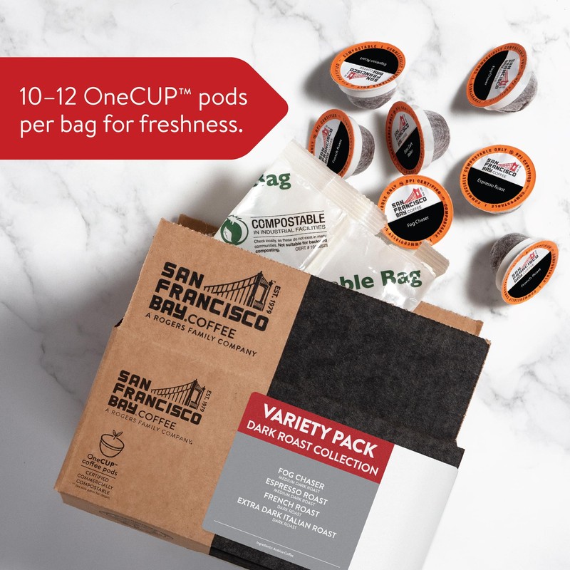 San Francisco Bay Coffee - Dark Roast Variety Pack (40