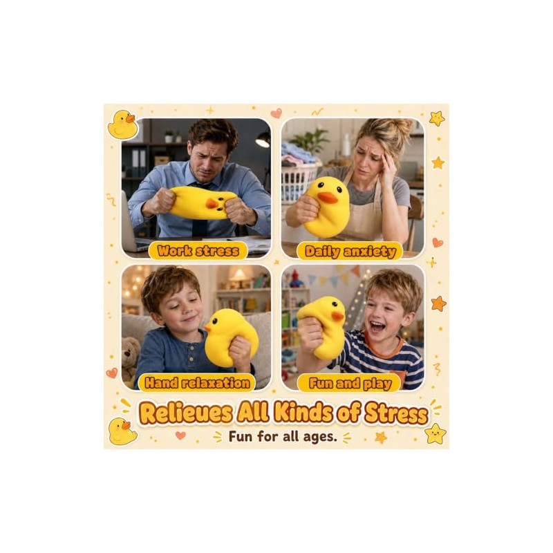 taba Squishy Duck (amarillo)