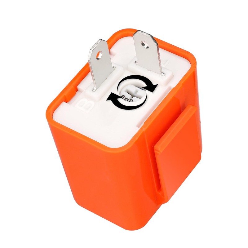 Weasch - Relé de intermitente electrónico ajustable, 12 V CC,