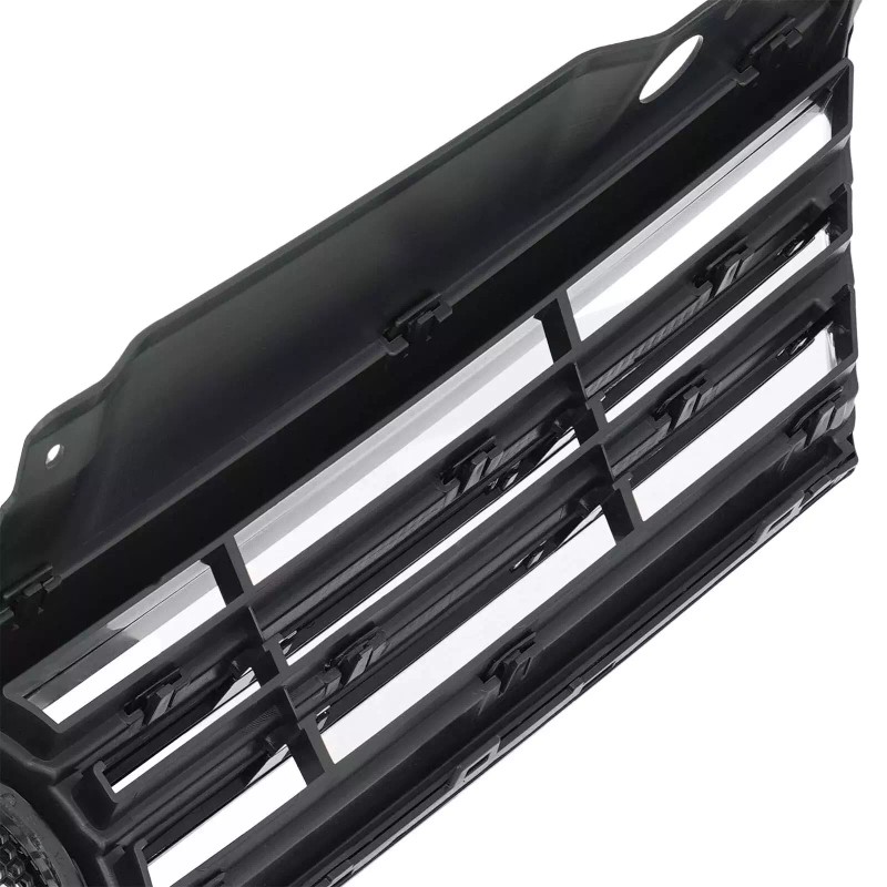 YLT Auto Grille Black Shell Grill W/chrome Trim Fit 2011-2014