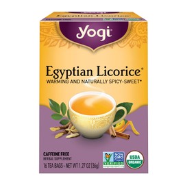 Yogi Tea, Egyptian Licorice, 16 Count, Packaging May Vary
