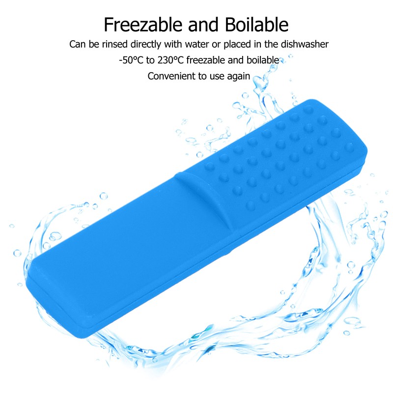 Baby Teething Toy Freezable Boilable BPA Free Silicone Infant Teether