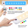 BIGMONAT Battery Operated Under Cabinet Lighting with Remote, Wireless Color