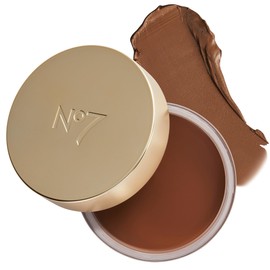 No7 Pro Artist Soft Glow Cream Bronzer Makeup - Blendable Bronzer Cream with a Lightweight Formula - Customizable Face Makeup for a Natural, Sun-Kissed Glow - Medium (1.26 Oz)