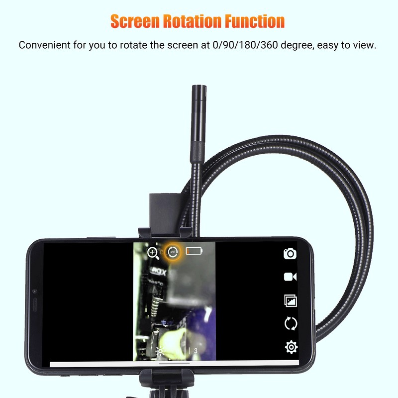 WiFi Industrial Endoscope 1080P HD Digital Borescope IP67 Waterproof Video