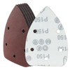 Cjueiom 25 Pcs 150 Grit Mouse Sander Sandpaper, 5 Hole