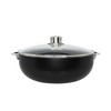 IMUSA 9Qt Bistro Ceramic Nonstick Caldero/Dutch Oven with Glass Lid,