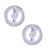 2PCS 360 Degree Angle Measure Circle Protractor 360 Degree Protractor