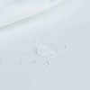 Optimal Products Fabric Shower Curtain Plain White Extra Wide Extra