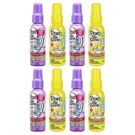 Treasue Isle Stinky Bowl Spray Toilet Spray Travel Size 1.85oz Pack of 8 Citrus Lavender S...
