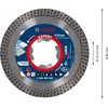 Bosch 1x EXPERT HardCeramic X-LOCK Diamond Cutting Disc (for Hard