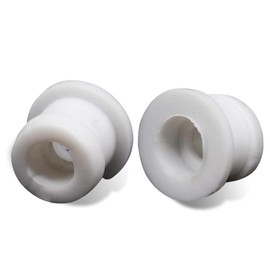Zeathery 2 PCS Automatic Transmission Shift Cable Linkage Bushing, Plastic Shifter Cable Bushing Kit, OEM #DG9Z-7K340-A Replacement Accessories, Compatible with Ford Focus MK (White)