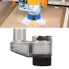 CNC Router Dust Shoe with 52 mm Diameter, Transparent CNC