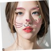 Healvian Easter Bunny Face Art Stickers for Festivals Easy Application