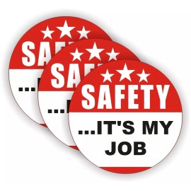 Unbranded/Generic 3-pack Safety Its My Job Hard Hat Stickers | Helmet Decals Labels Laborer