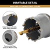 dashap 23PCS Carbide Hole Saw Kit,TCT Hole Saw Set for