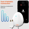 MOBI Smart Home 2.4GHz WiFi Water Leak Sensor, Water Sensor,