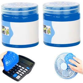 Paquete de 2 geles de Limpieza para automóviles, Masilla para Detalles automotrices, Gel Limpieza Polvo Interior Reutilizable para Rejillas ventilación, tableros, Grietas y teclados, Masilla