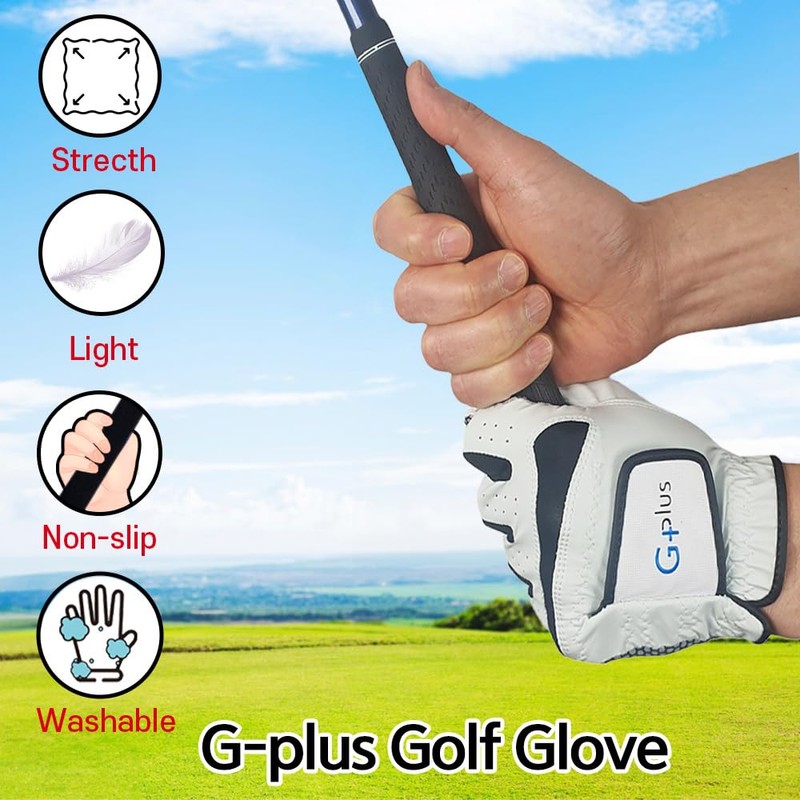Geplus Golf Glove Set of 5, G-plus Golf Glove Set