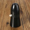 MASUNN B22 Standard White Black Switch Light Lamp Holder Socket